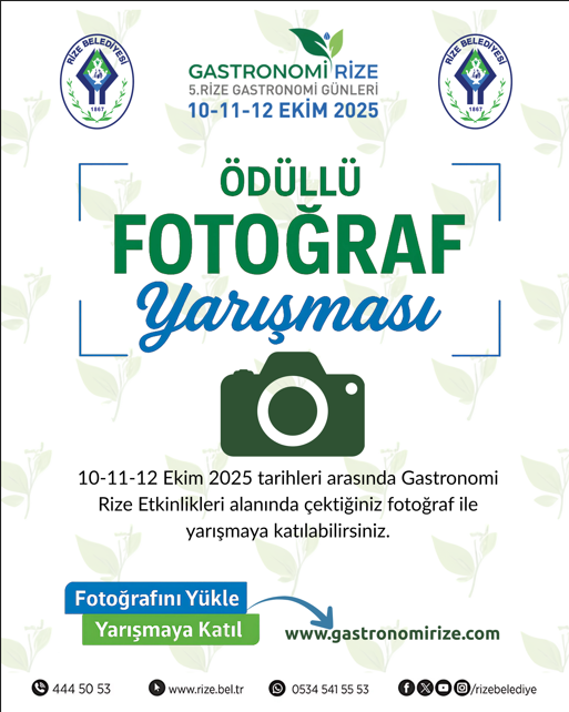 GASTRONOMİ RİZE'DE EN GÜZEL KAREYİ SEN YAKALA!
